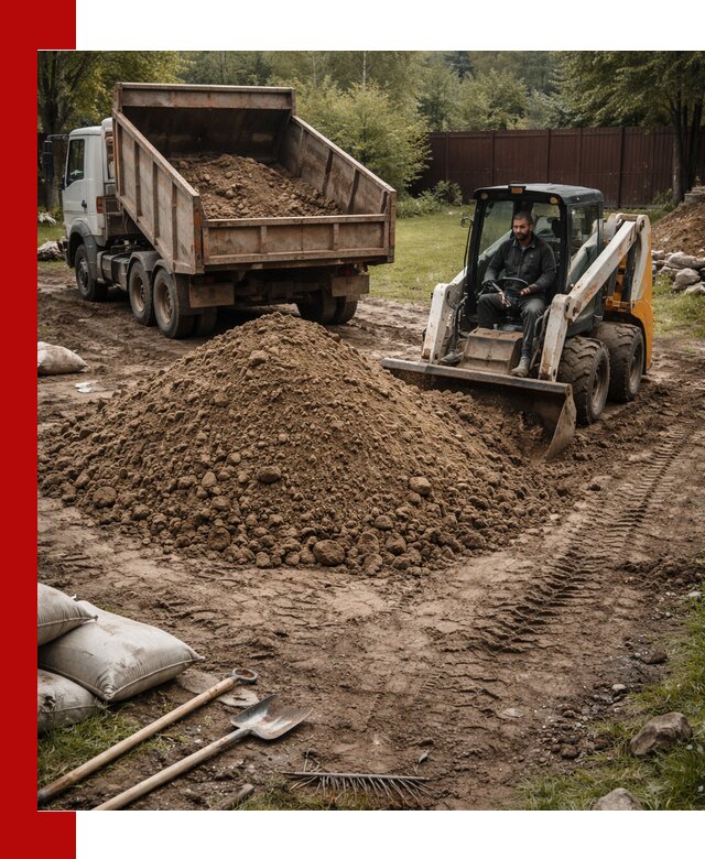 Суглинок для планировки участков в Бугуруслане с доставкой и выгрузкой