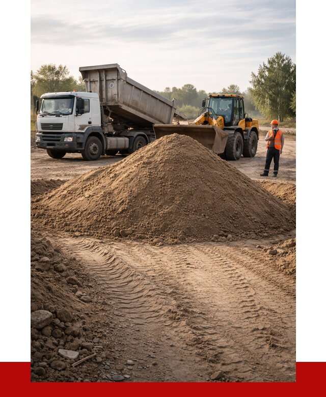 Купить песчаный грунт с доставкой в Бугуруслане от 4280 р. | ПРОНЕРУДБгр