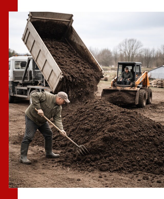 Доставка и продажа перегноя в Бугуруслане быстро и дешево