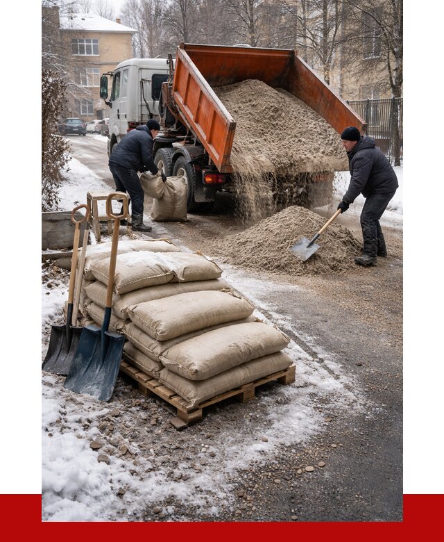 Противогололедные материалы оптом в Бугуруслане от 4280 р. | ПРОНЕРУДБгр