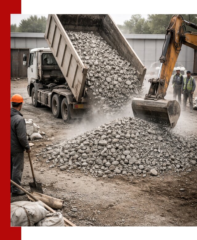 Доставка дробленого бетона в Бугуруслане оптом и в розницу