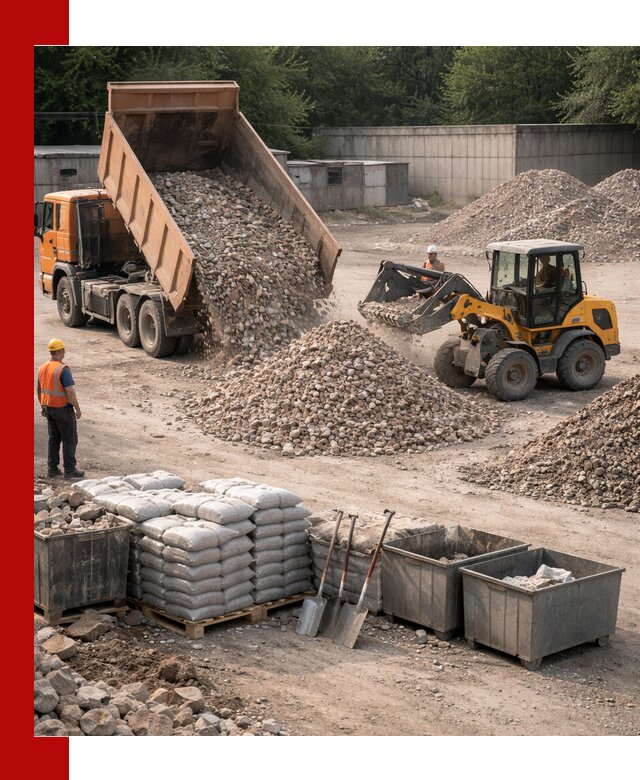 Вторичные материалы для отсыпки в Бугуруслане — поставка и доставка