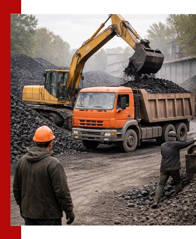 Доставка угля автотранспортом в Бугуруслане быстро и выгодно