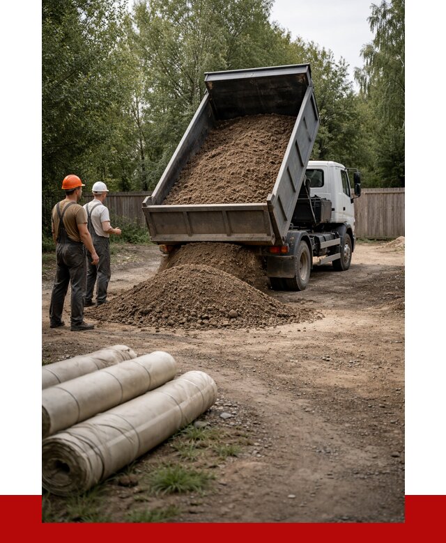 Доставка сыпучих материалов самосвалом в Бугуруслан от 4280 р. | ПРОНЕРУДБгр