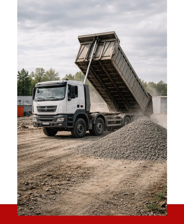 Доставка самосвалом 40 кубов в Бугуруслане от 9171 р. | ПРОНЕРУДБгр