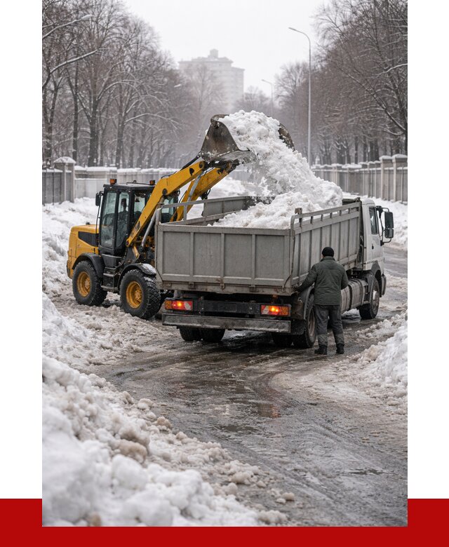Вывоз снега с погрузкой в Бугуруслане от 3567 р. ПРОНЕРУДБгр