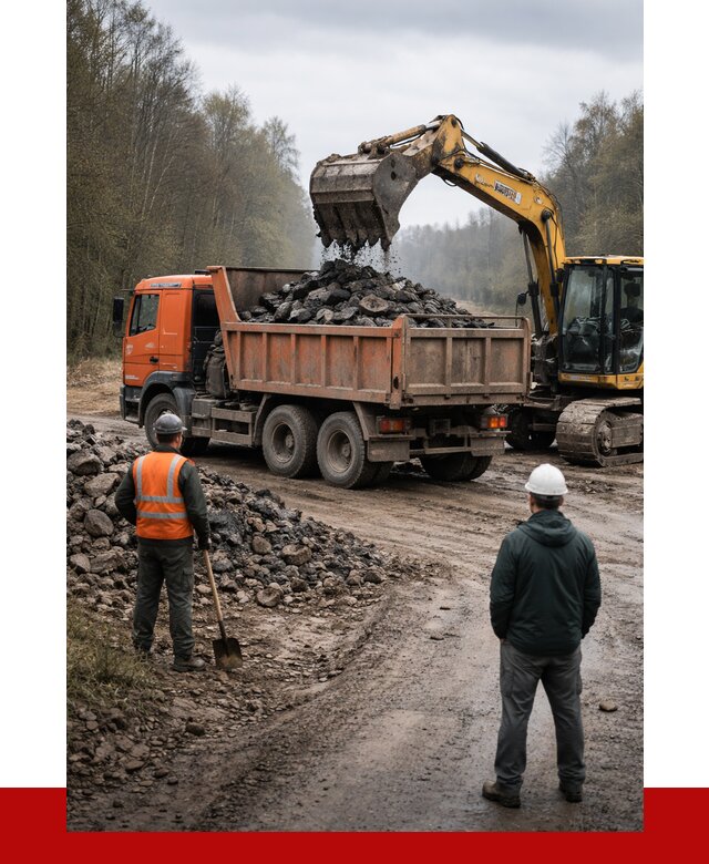 Вывоз асфальта в Бугуруслане от 4586 р. самосвалом ПРОНЕРУДБгр